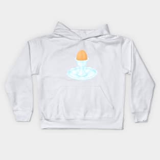 boiled egg Kids Hoodie